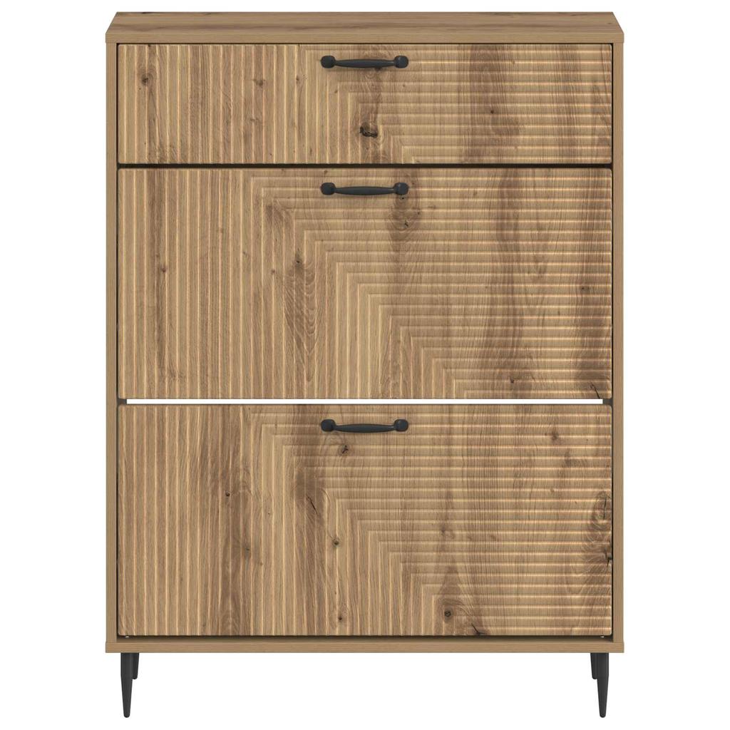 Shoe Cabinet HAARLEM 78 X 24 X 103 Cm Engineered Wood