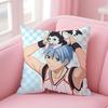 Hot Anime K-Kuroko'S Basketball Cushion Cover Pillowcase Short Plush Invisible Zipper Room Sofa Cushion Cover