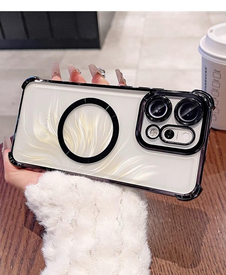 CD pattern OPPO Reno11Pro mobile phone case lens film Reno11 airbag Reno11F protective cover transparent