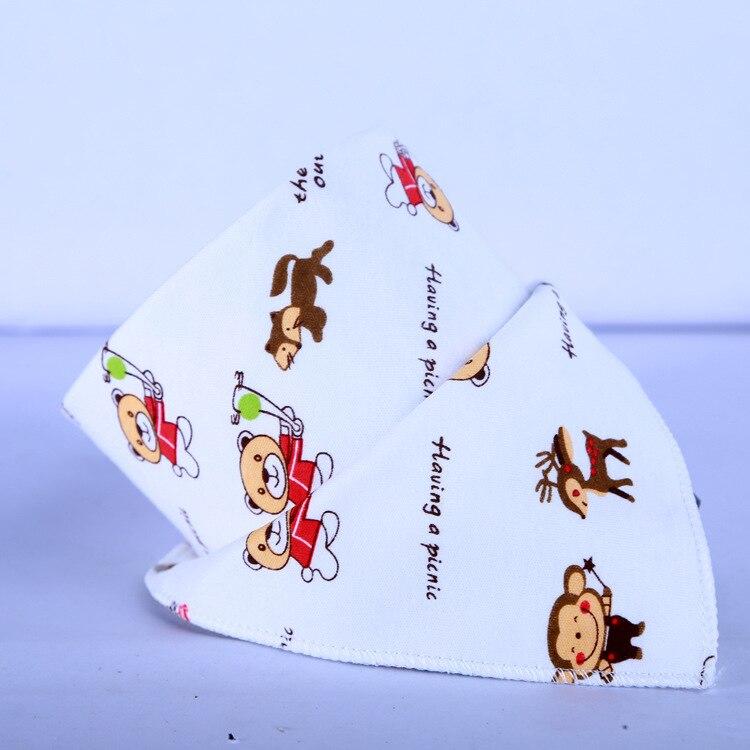 Baby Bibs Burp Cloth Cotton Baby Feeding Apron Triangle Cute Baby Bibs Girls Boys Cartoon Feeding Scarf Bib Collar Bib