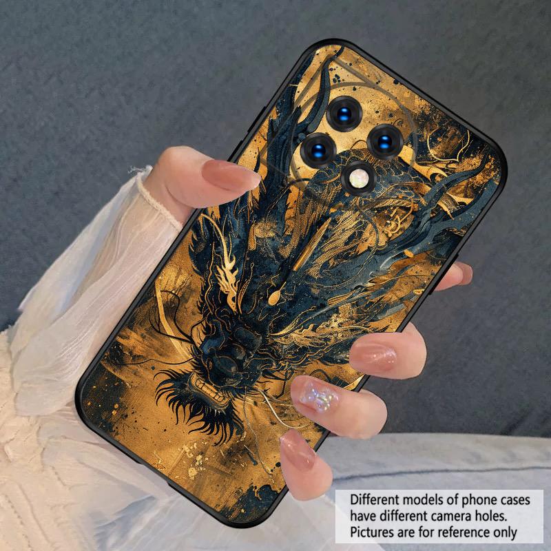 

Golden Dragon For OnePlus 8 9 11 12 13 10 Pro 9RT 8T 12R Ace 3 5 2V Nord CE 2 4 Lite N20 SE 30 N200 silicone soft phone case OnePlus 8T