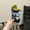 Retro fashion casual contrasting casual shoes women's 2025 summer thin mesh breathable German training shoes lace-up single shoes