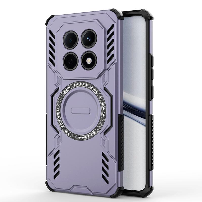 KEYSION Heat Dissipation Case for Redmi Note 15 5G 15 Pro 4G Magnetic Cooling Shockproof Phone Cover for Redmi Note 15 Pro+ 5G