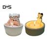 Cartoon Cat Candle Holder Living Room Kitchen Bathroom Resin Warming Paws Kitten Candlestick Desktop Decoration Christmas Birthday Gift