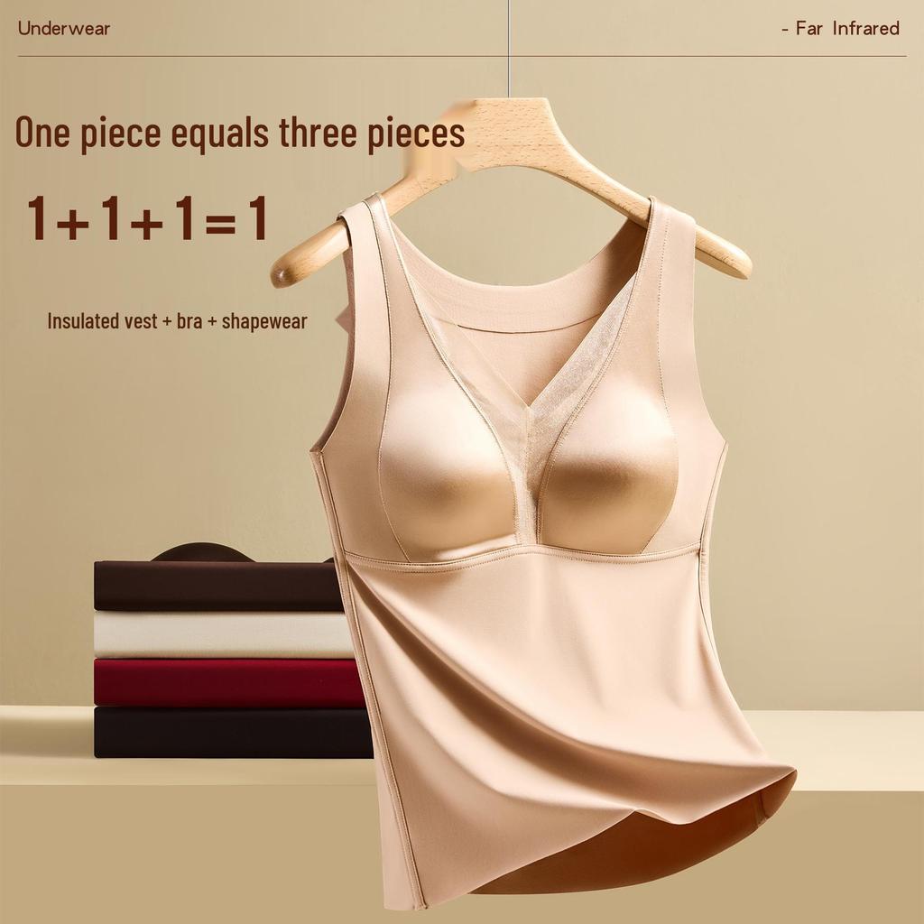 Lace Satin Aloe Antibacterial Warm Back Smoothing Bra - Women's 10A with Comfortable Lift