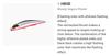 Yo Zuri Duel Aile Magnet TG Darter 105F Floating Lure F1254-HBSE (5437)