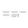 Pack Of 5/10 Acrylic Marker Replacements Brush Tip 1mm-5mm Line Wide Liquid Acrylic Paint Pen Brush Tip For Art Painting