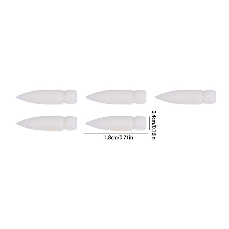 Pack Of 5/10 Acrylic Marker Replacements Brush Tip 1mm-5mm Line Wide Liquid Acrylic Paint Pen Brush Tip For Art Painting