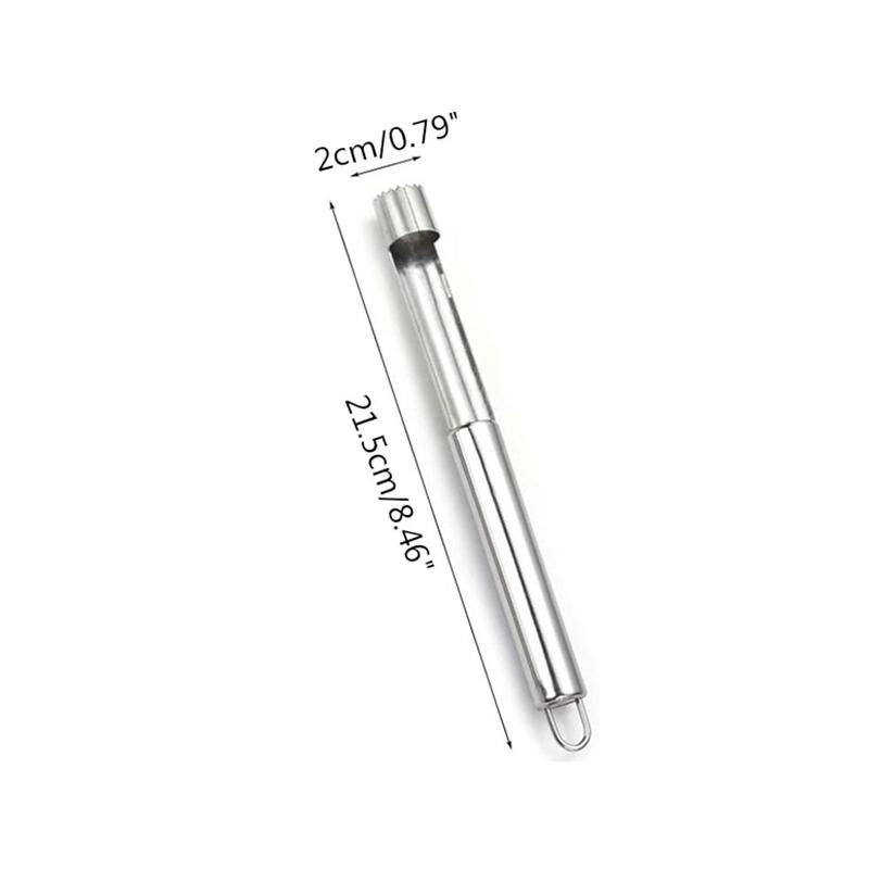 Edelstahl-Fruchtentkerner, rote Datteln, Apfel- und Birnenentkerner, Obstkernentferner, Schneidemesser, Obst- und Gemüsewerkzeuge