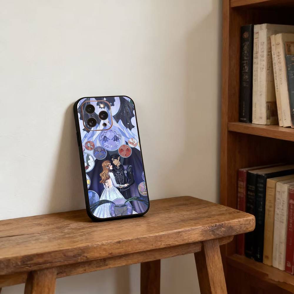 Acotar A Court of Mist and Fury Phone Case For iPhone 17,16,15,14,13,12,11 Plus,Pro Max,XS,Soft Silicone Black Cover