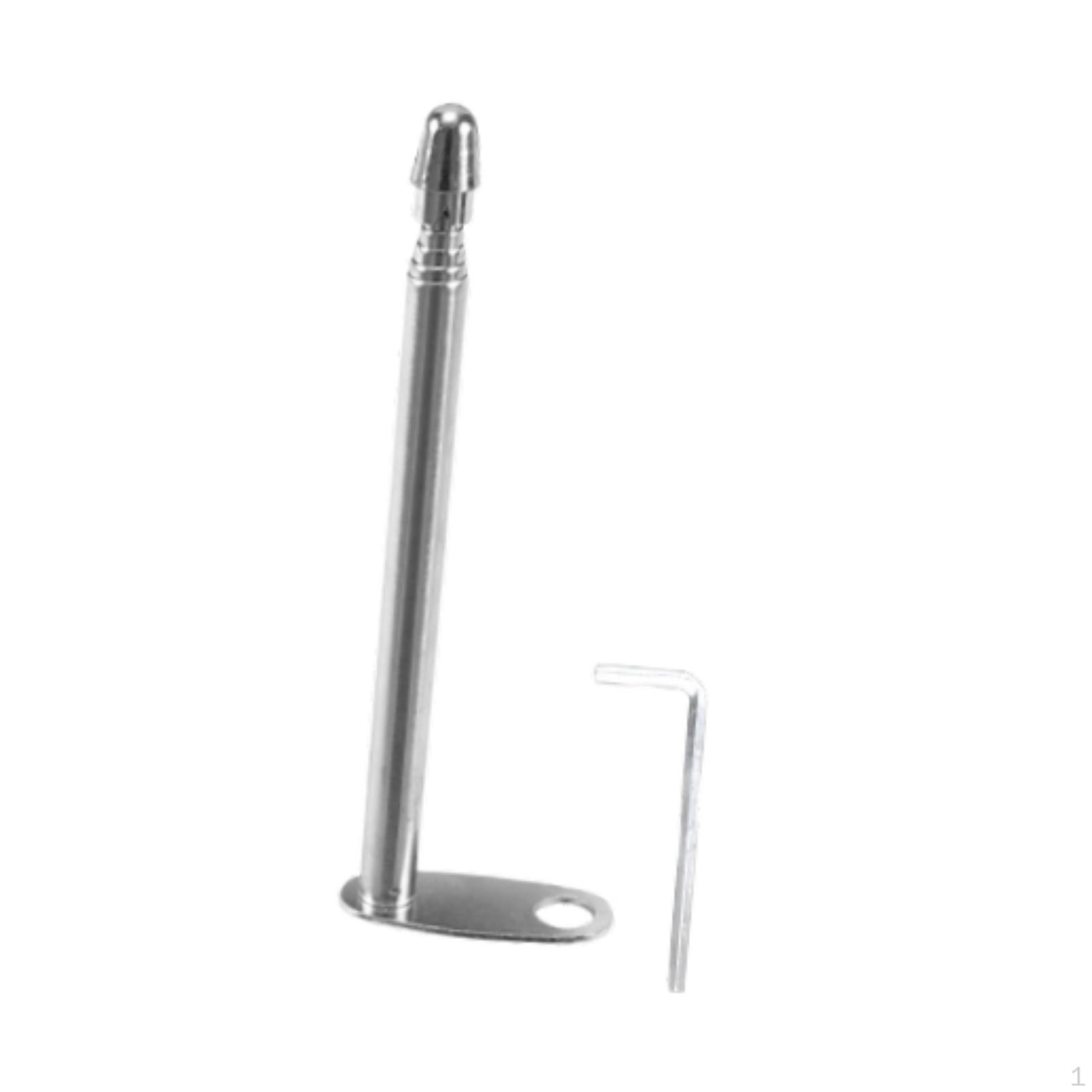 

Bicycle Flagpole Stand Bike Flag Mount Accessories Motorcycle Pole Holder for Mountain серебряный