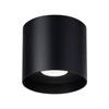 Round Ceiling Spot Black Ø12 Cm 1xGU10 10W MIKA SL.1281 Sollux Lighting