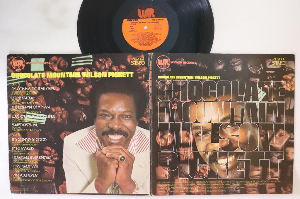 LP Record WILSON PICKETT - Chocolate Mountain ALB9001 WICKED RECORDS 1976 US Soul/Funk Used