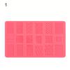 Nail Template Practical Nail Exquisite Silicone Plates Colorful Stemping for Girl