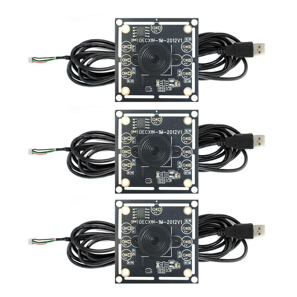 OV9732 1MP USB Camera Module, HD 30fps 100° Wide Angle Manual Focus, Driver Free Plug & Play for Windows/Android/Linux, 2M Cable