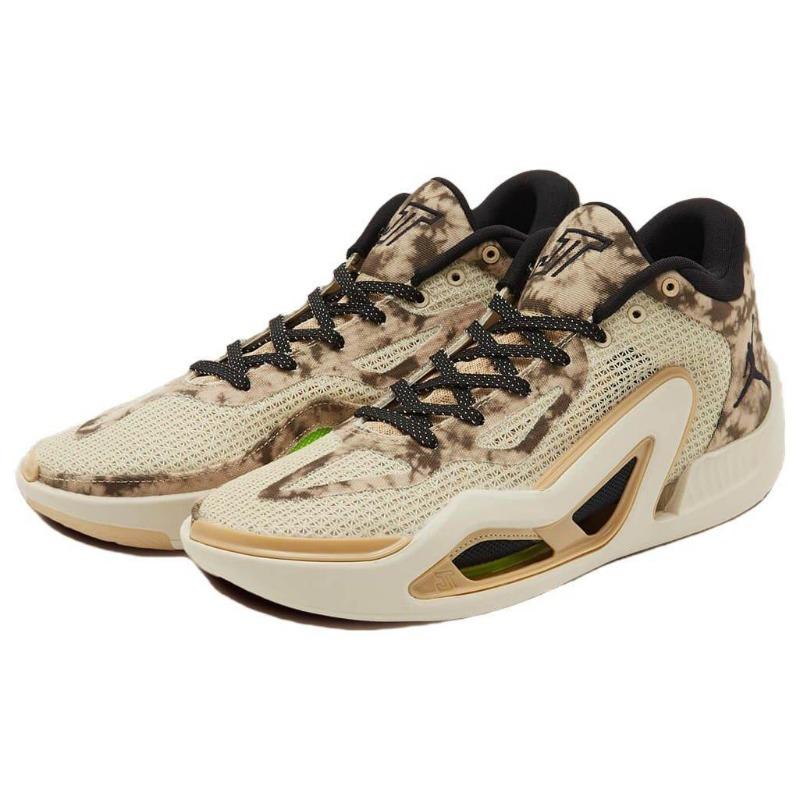 Jordan Tatum 1 Desert Camo Men Mid-top Lace-up Basketball Shoes Tan DZ3320-200