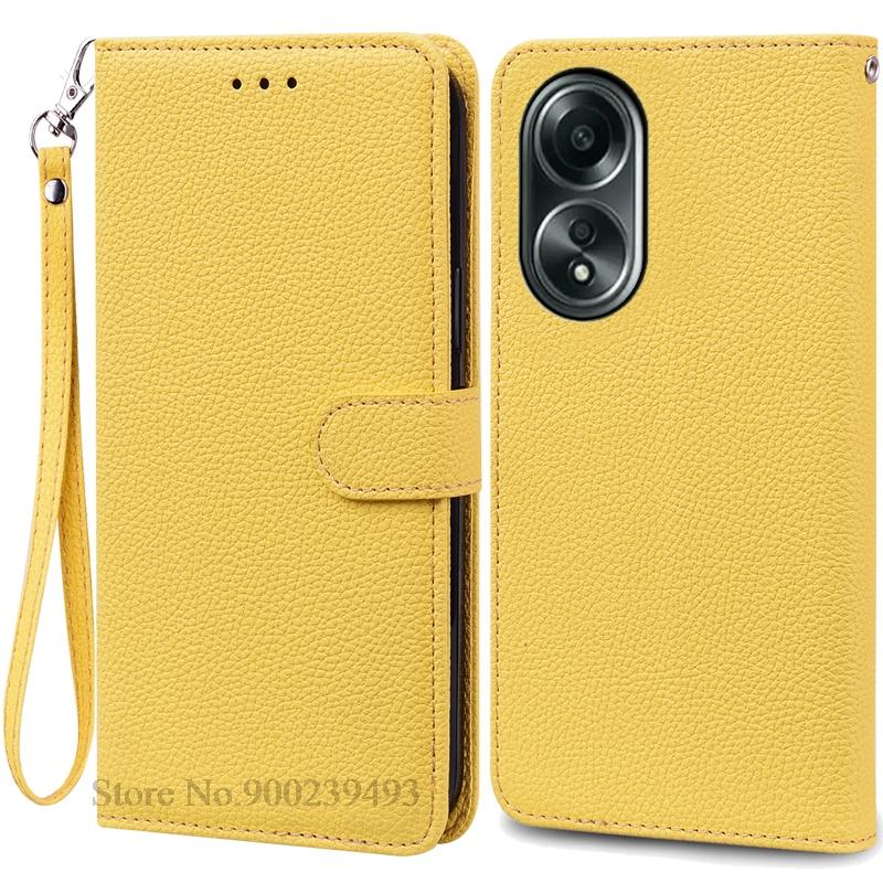 A58 A 58 Case For OPPO A58 Case Silicone Wallet Flip Leather Case For OPPO A58 4G Case Book Cover For OPPO A58 5G Phone Fundas