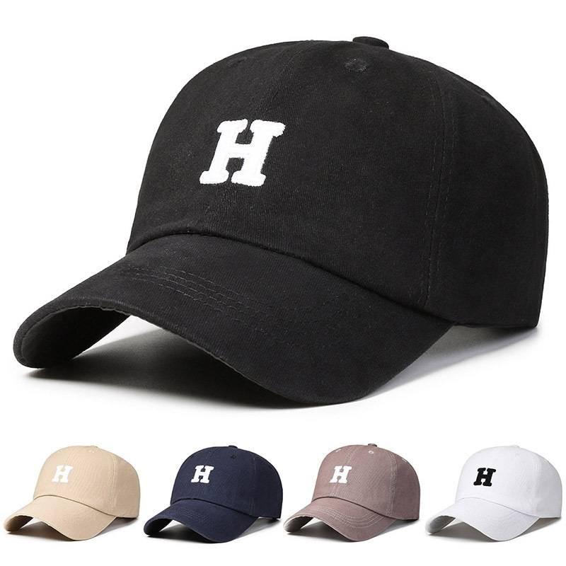 R Letter Embroidered Baseball Cap Outdoor Sunshade Breathable Hats Duckbill