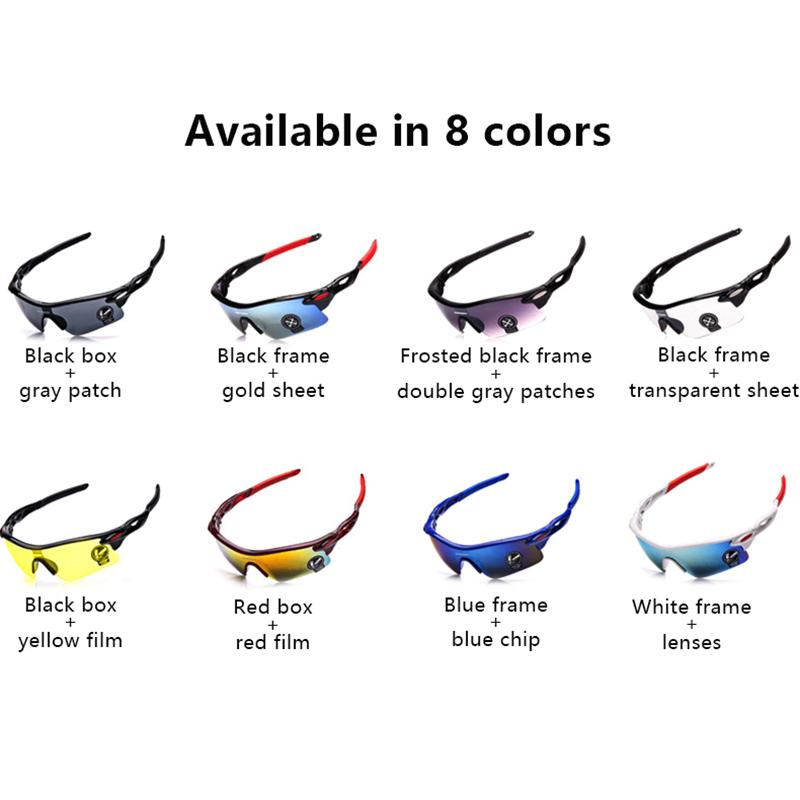Męskie okulary przeciwsłoneczne okulary rowerowe okulary sportowe do jazdy na rowerze okulary outdoorowe okulary przeciwsłoneczne gogle motocyklowe okulary strzeleckie