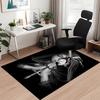 Dark Printed Carpetrugfor Office Chair Living Room Bedroom Kitchen Room Decor Gifts