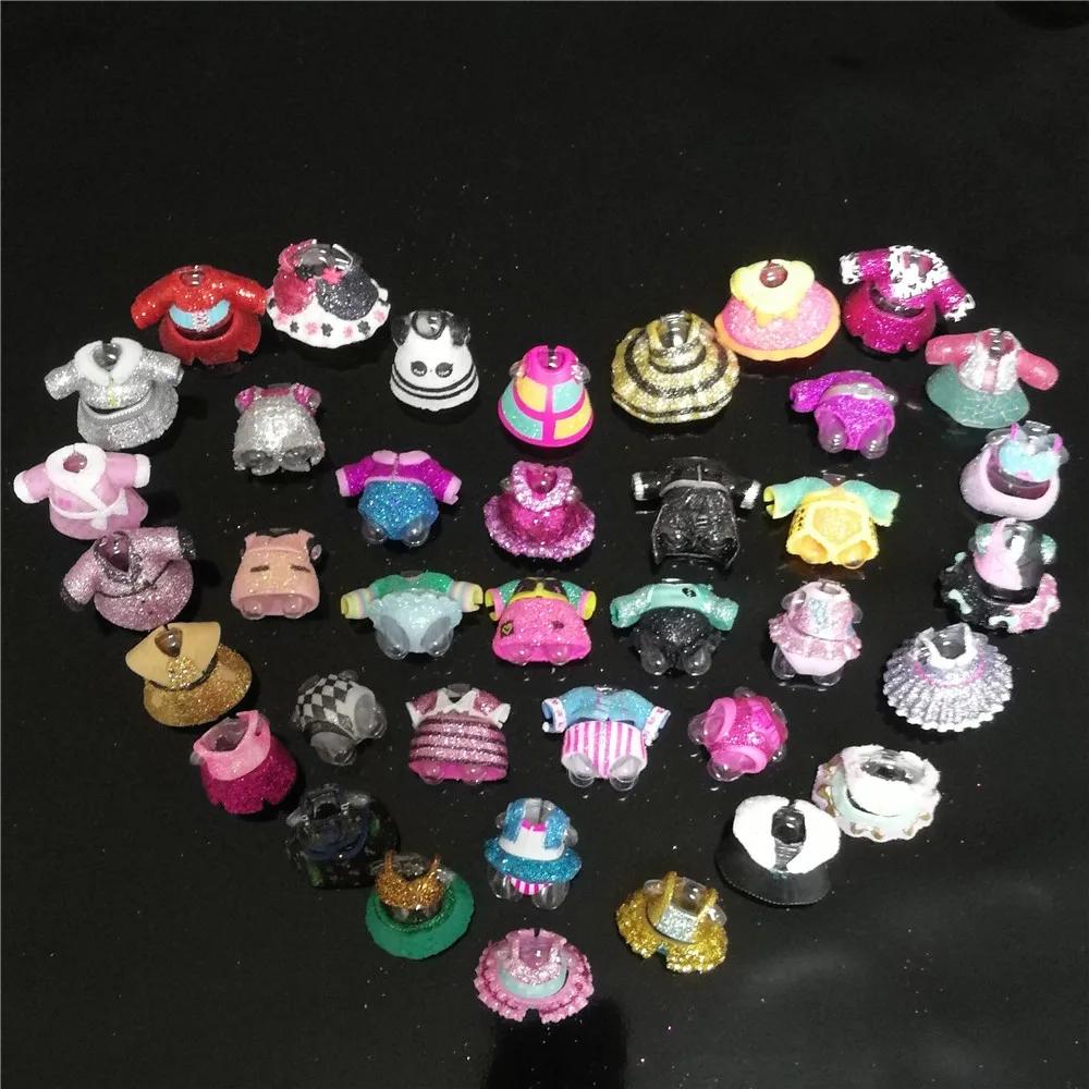 1 Set Puppenzubehör für LOL 8cm Puppenkleidung Flaschen Schuhe Brillen DIY Spielzeug Mädchen Kinder Geschenke Zufällig