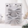 2Pcs/Set Solid Color Nylon Kids Bows Hair Clips for Baby Girls Handmade Bowknot Hairpin Barrettes Photograph Hair Accessories