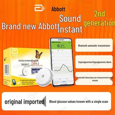 Abbott FreeStyle Libre 2nd Gen CGM & 1st Gen Blood Glucose Meter Test Strips