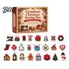 Christmas Countdown Activity Calendar DIY Sewing Kit Days Handmade Box 24 Felt Advent Kit