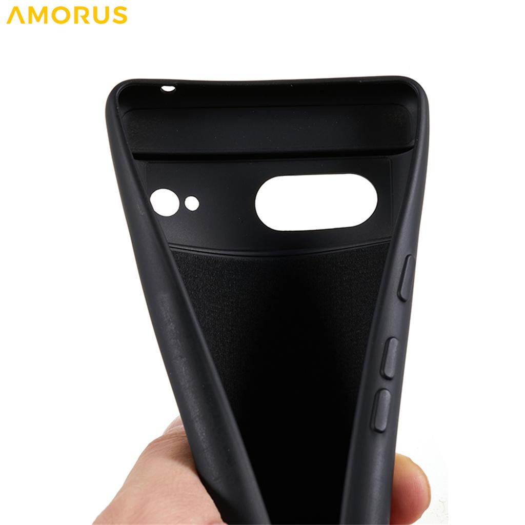 For Google Pixel 8 Case Precise Cutouts TPU Fiber Lining Shockproof Phone Cover