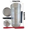 Reusable Sourdough Starter Jar Kit Heat Resistant Sour Dough Starter Culture Jars  Caviar