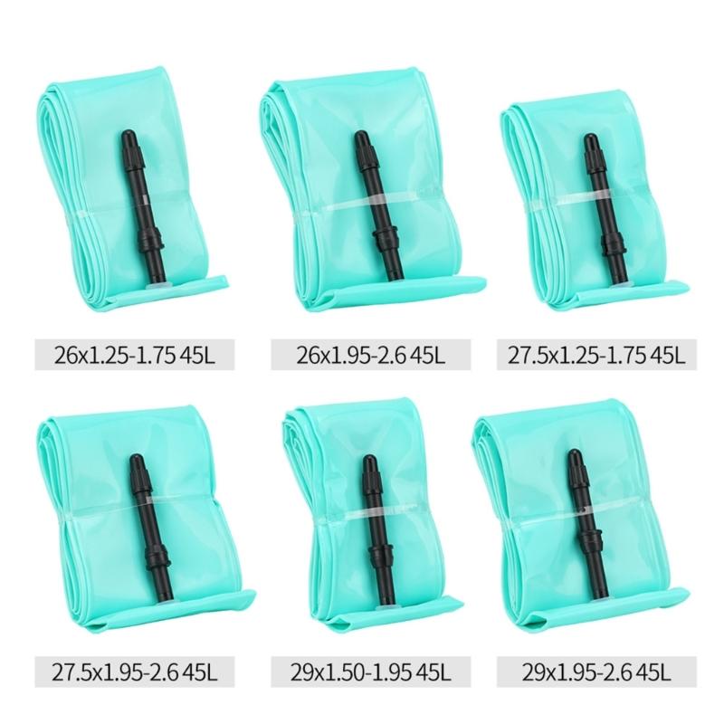 Light Weight Bike Replacement TPU Inner Tube Tear Resistant Bike Interior Tire Tube for Mountain Bikes and Road Bikes