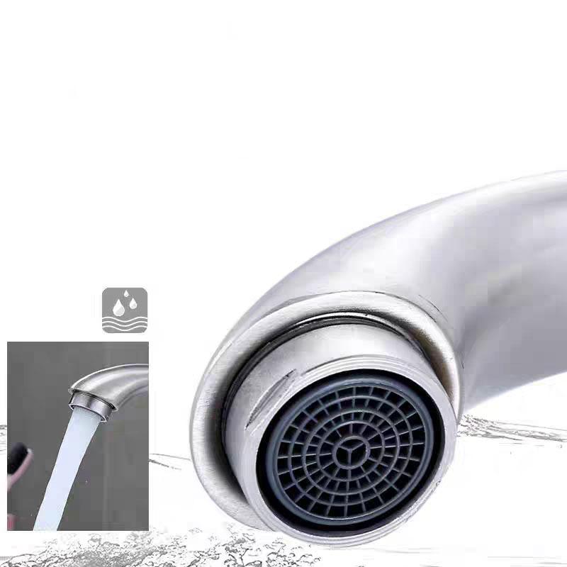 1pcs Home Bathroom Basin Mixer for Single Lever Faucet Bathroom Washbasin Kitchenette Type Hybrid Water-Saving Washbasin Faucet
