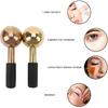 2Pcs Unbreakable Stainless Steel Ice Globes,Cooling Facial Roller Cryo Sticks for Skin Care, Puffiness, Wrinkles, Dark Circles