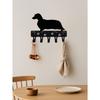 Ensemble de Crochets Muraux en Métal Porte-manteaux Moderne pour Entrée Rangement Salle de Bain Cuisine Décoration d'Intérieur Durable