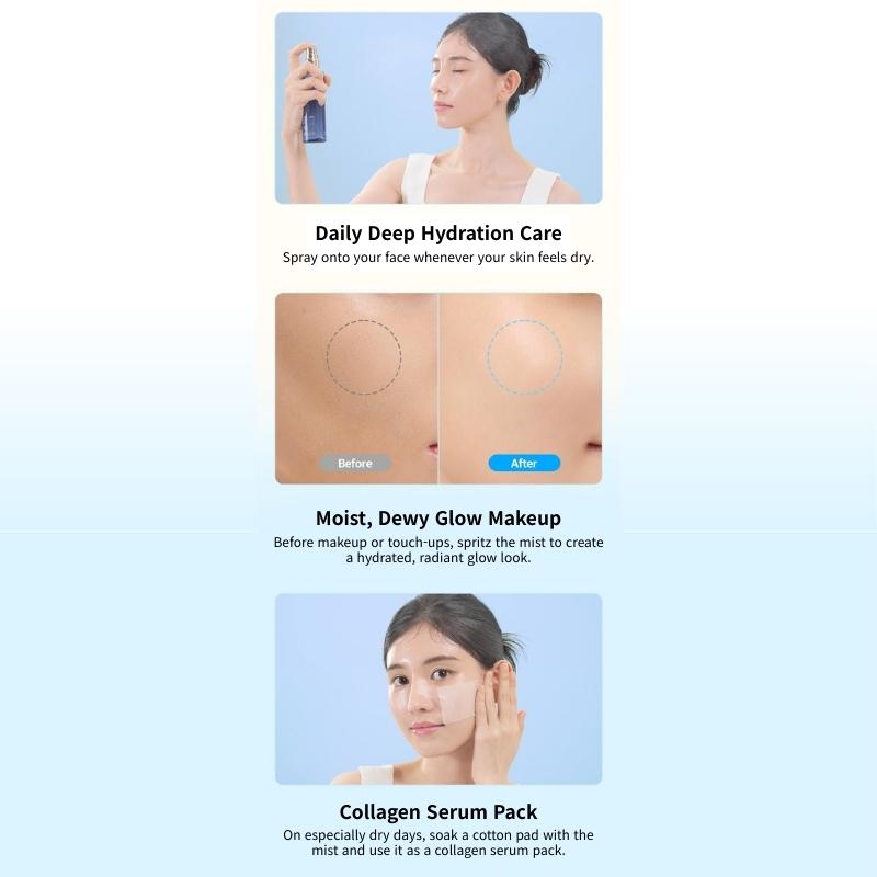 Dr.G Black Snail Collagen To Mist Serum 200ml (100ml X 2EA) / 3.38 Fl. Oz. X 2EA