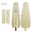 Bubuwig Synthetic Hair 100cm Long Straight Pure Color Cosplay Wigs Over 100 Colors Black White Red Blue Brown Wig Heat Resistant