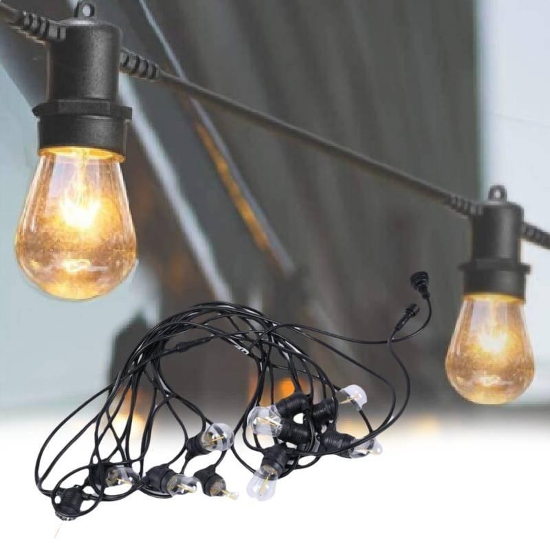 Vibrant Outdoor String Lights S14 For Camping Festivities And Garden Decor