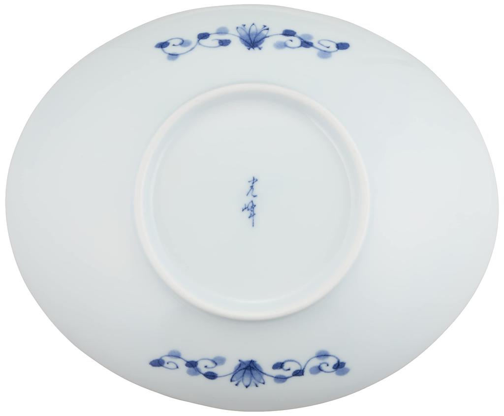 Hana Imari 60 oválný hluboký talíř [19,5 × 16 × 4 cm] HNI60DF