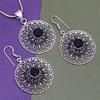 Tanzanite Set Jewelry Quartz  Gemstone Pendant 18-20'' Necklace