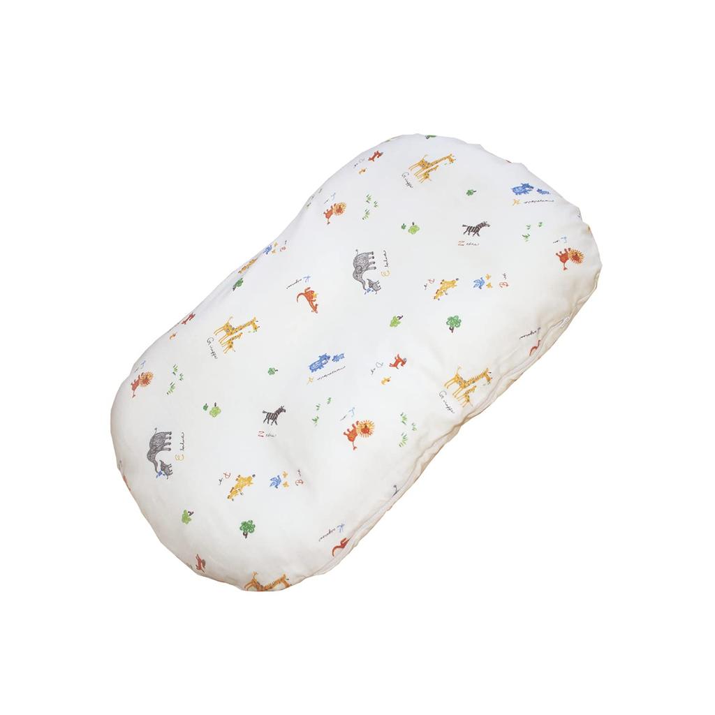 Babyshower Angel Cuddle Blanket Made in Japan Washable Cotton Double Gauze Baby Sleeping Cushion Back Switch (Animal) 100%