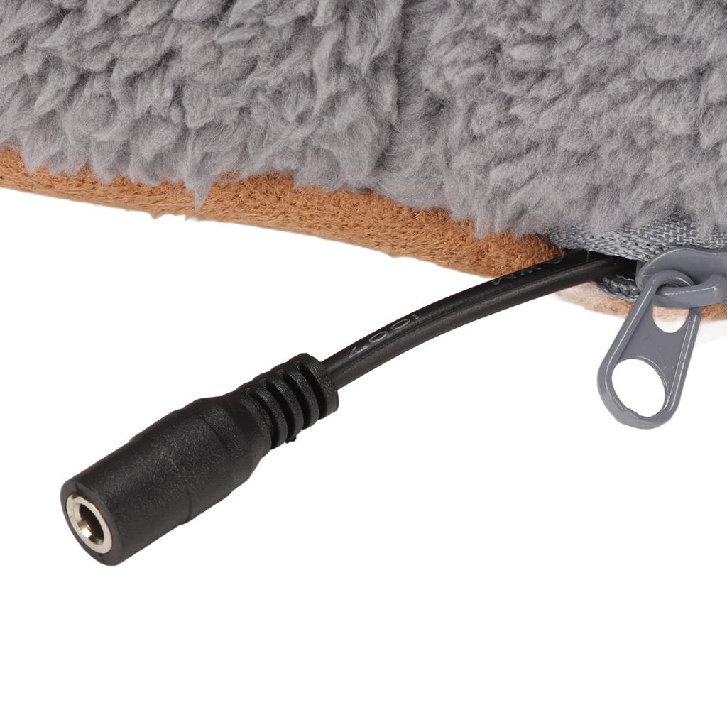 Beheizter Fußwärmer USB-Aufladung Weiche Entspannende Elektrische Plüsch-Wärmeschuhe für den Kalten Winter