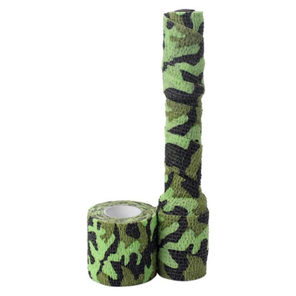 1 Roll U Pick 4.5m*5cm Waterproof Outdoor Camo Hiking Camping Hunting Camouflage Stealth Tape Wraps self adhesive