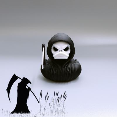 Hot Selling 3D Print Grim Reaper Duck Explosive Grim Reaper Duck Halloween Ornament