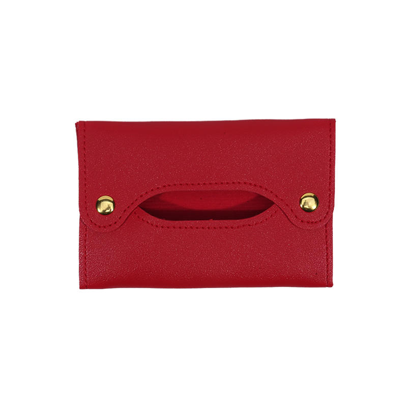 Simple Portable Pocket Tissue Paper Towel Cover PU Convenient To Store Universal Tissues Box Simple Modern Small Tissue Holder