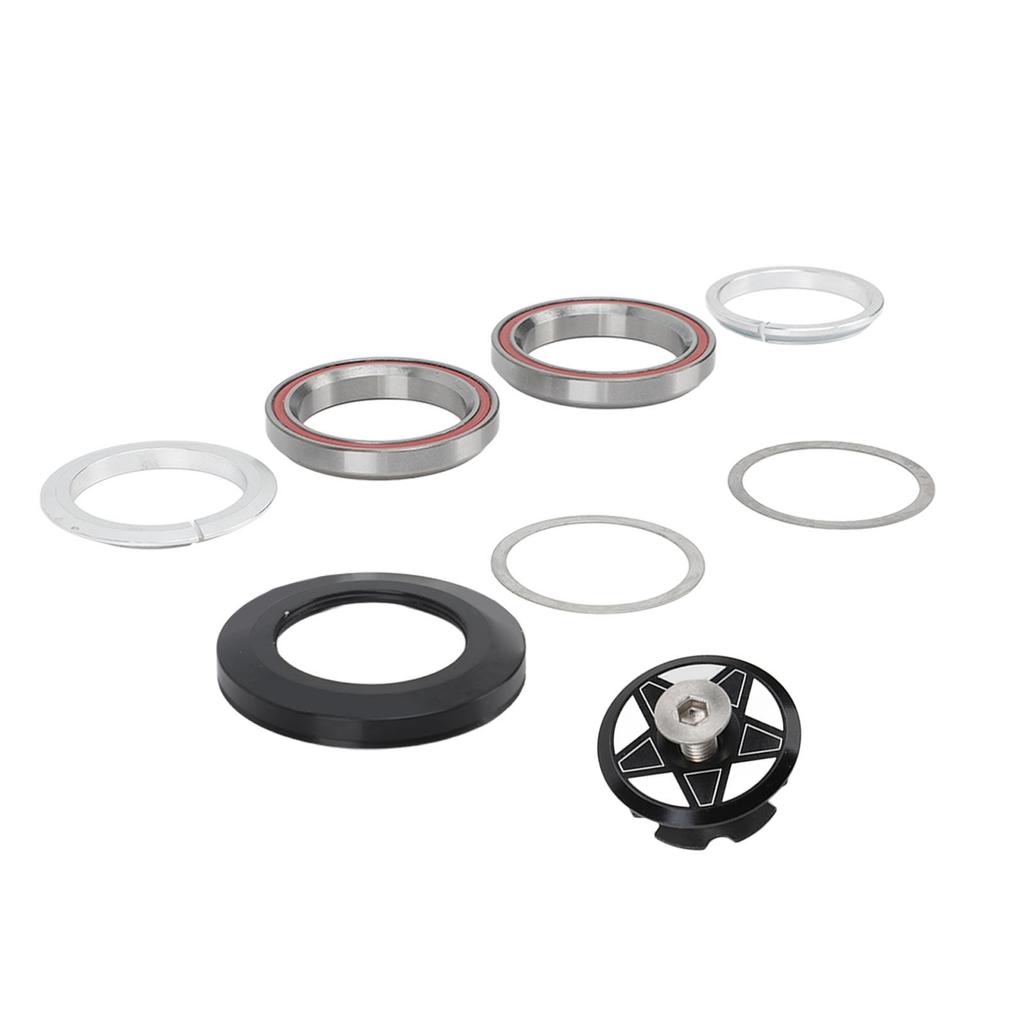 Bikes Headset Aluminum Alloy Double Bearings Colorfast Bicycle Front Fork Bowl Set for 41.8mm