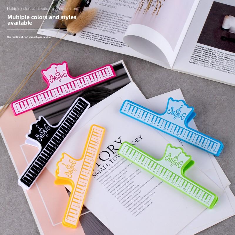 Student creative sheet music clip piano score clip book file high score score eighth note ticket clip music stationery