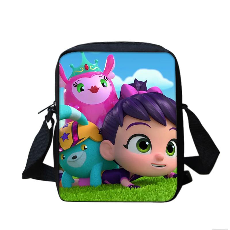 Abby Hatcher shoulder bag new small and large capacity versatile cartoon print student boy or girl best birthday gift for school