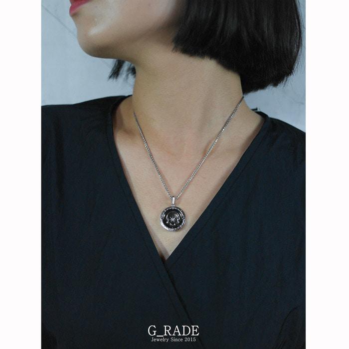 G_Rade Basic Circle Logo Necklace(L Size)
