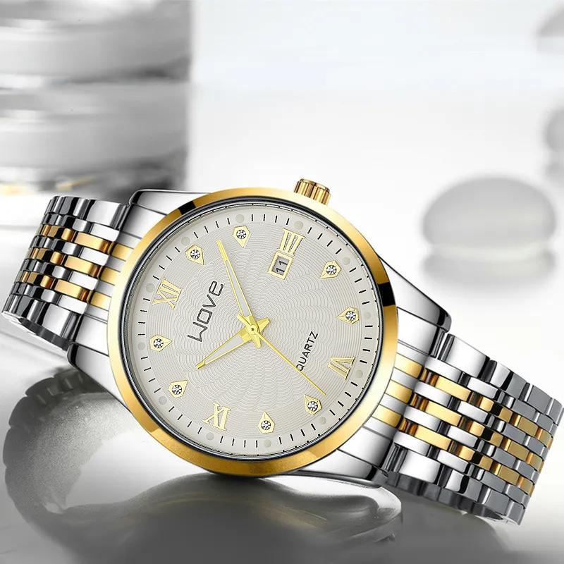 Men'S Watch High-End Atmosphere High-Grade Gentleman Classic Versatile Personality Trend Quartz Watch