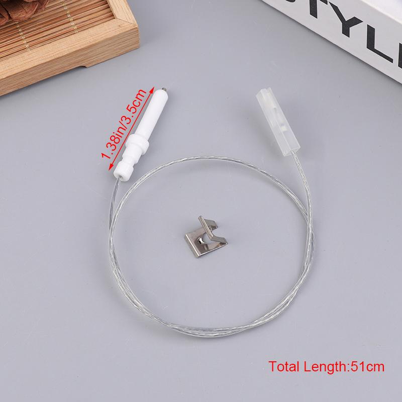 

1 шт. Газовая варочная панель Запасной электрод поджига Свеча зажигания с проводом Поджиг Керамический штифт Высота керамики 35 мм 40 мм для газовой плиты B